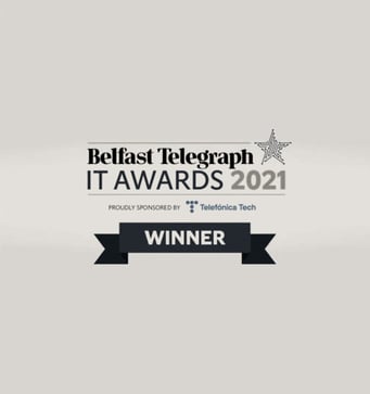 Codec Win Award with Queens University at Belfast Telegraph IT Awards